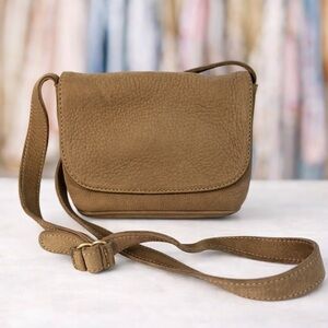 Coach Sonoma Flap Bag Mocha Brown Nubuck Leather Crossbody February 1996